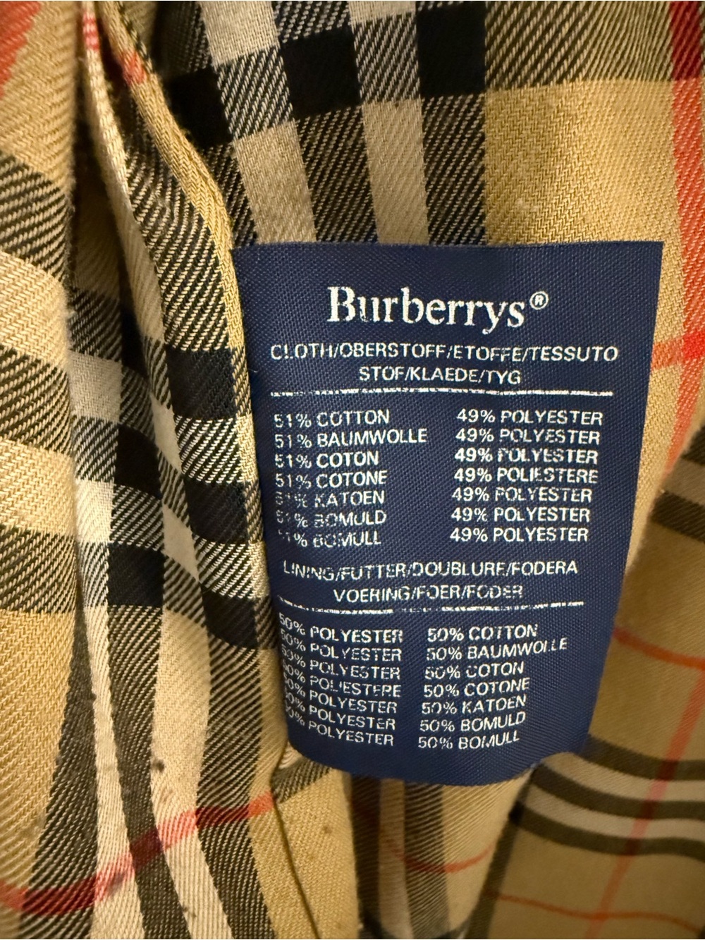 Burberry Beige Women's Trench Coat with Gold Lining Detail - Picture 4 of 11